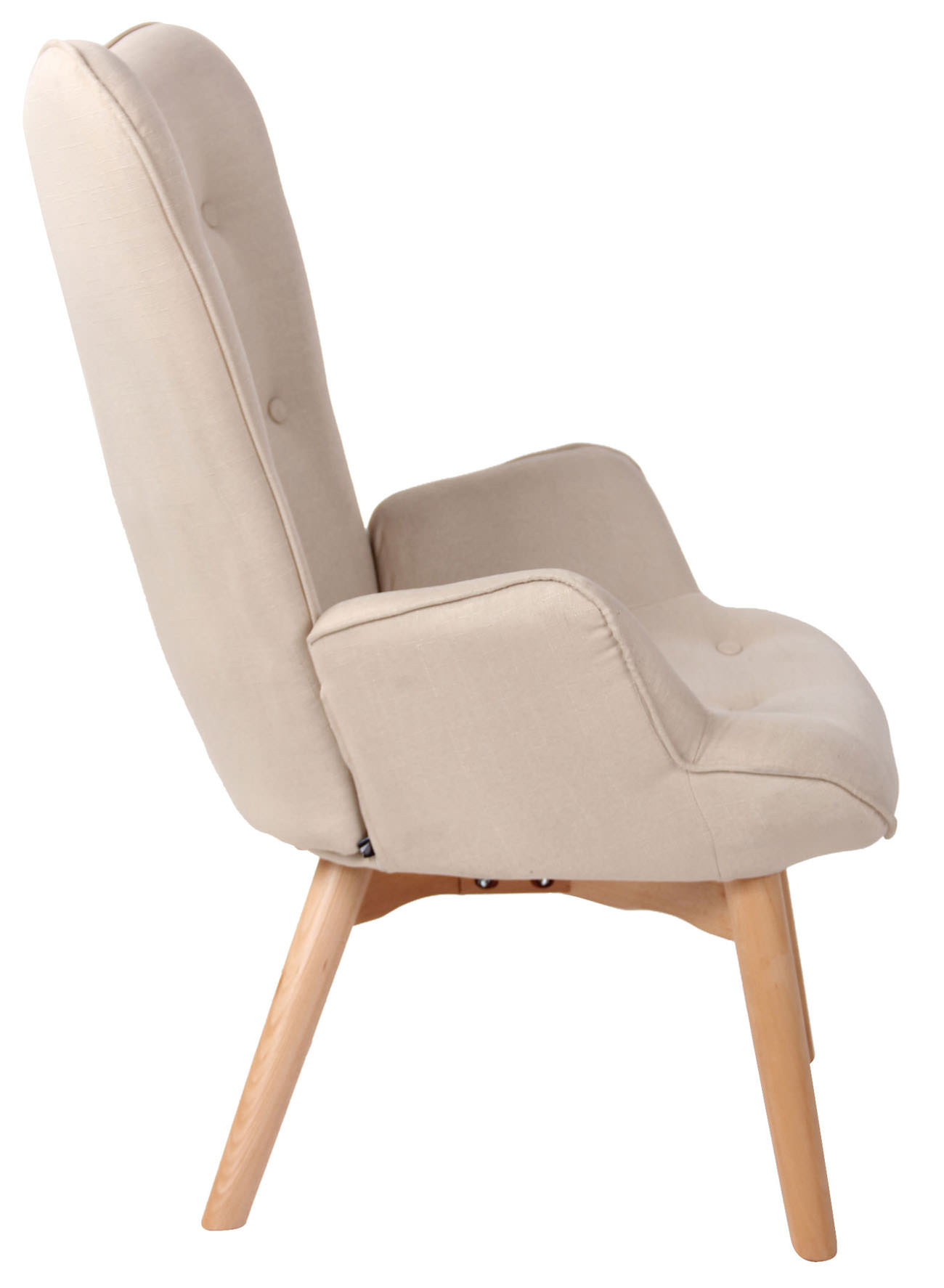 Lounger Durham Stoff creme