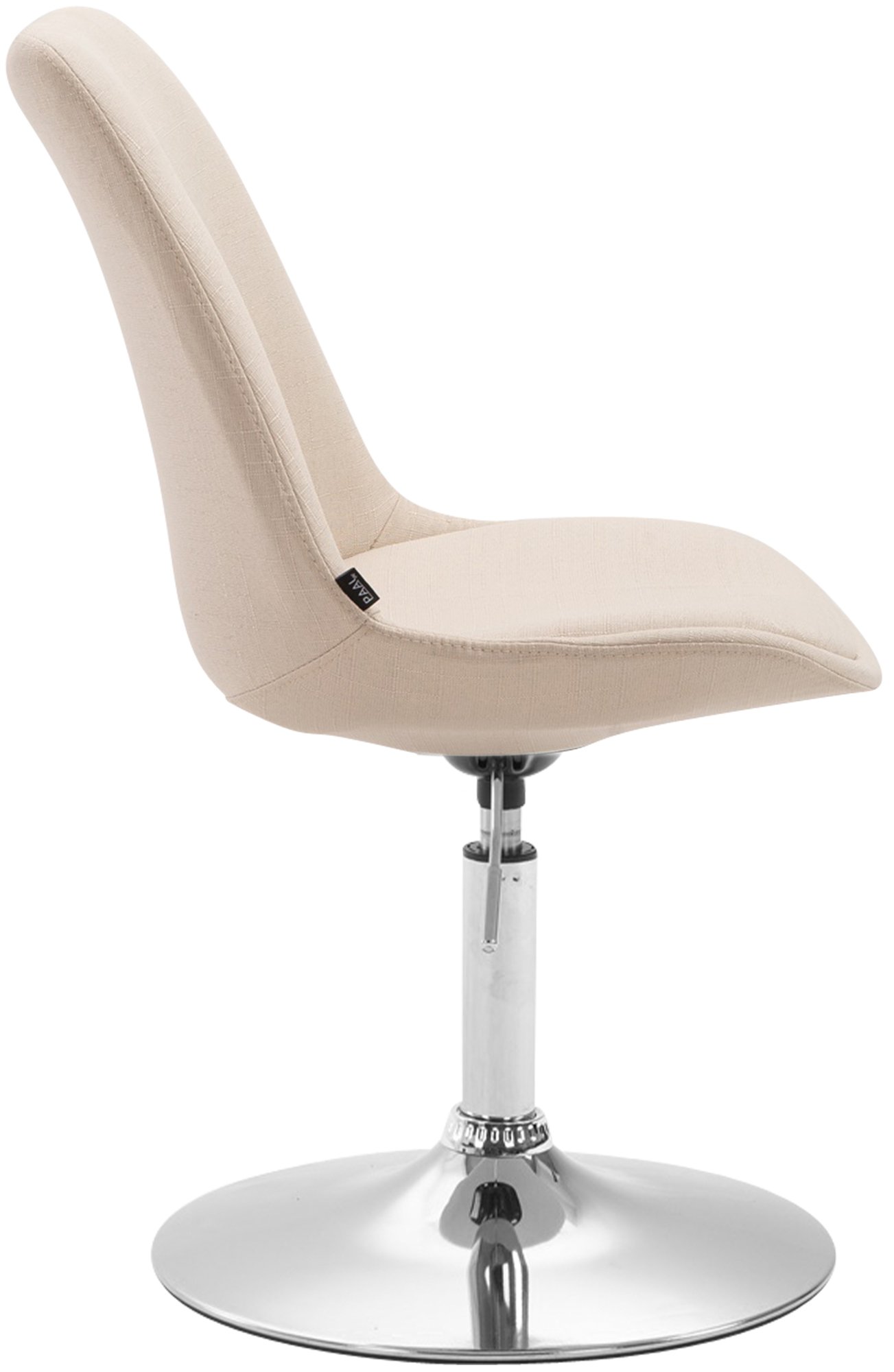 Esszimmerstuhl Maverick Stoff creme chrom