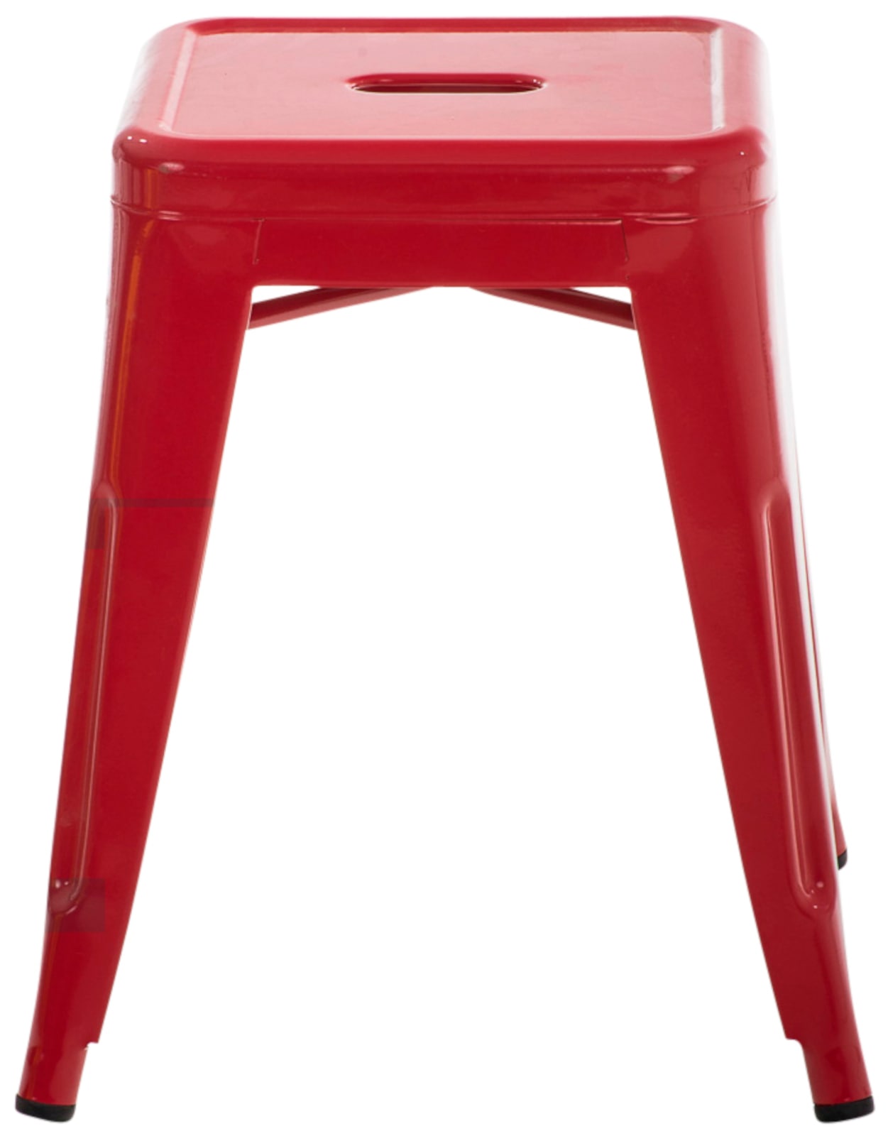 Metall Hocker Armin rot