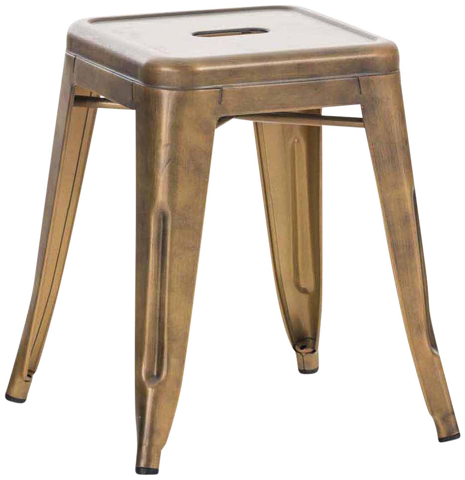 Metall Hocker Armin gold