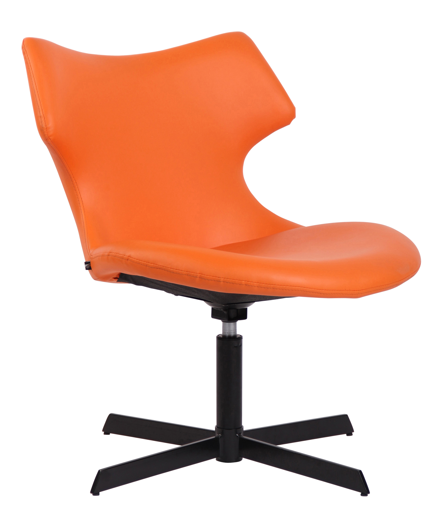 Lounger Welland Kunstleder orange