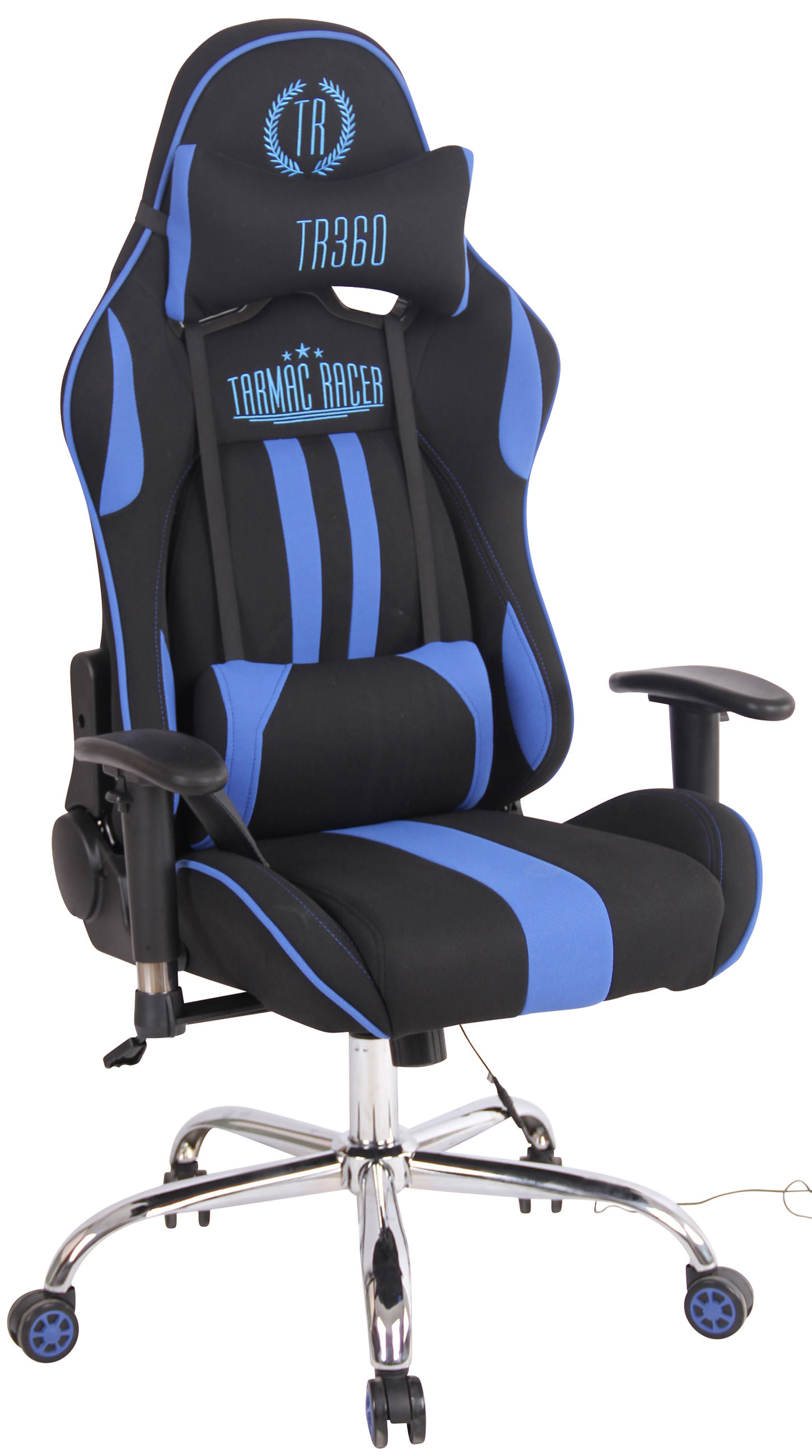 Gaming Bürostuhl Limit XM Stoff schwarz/blau