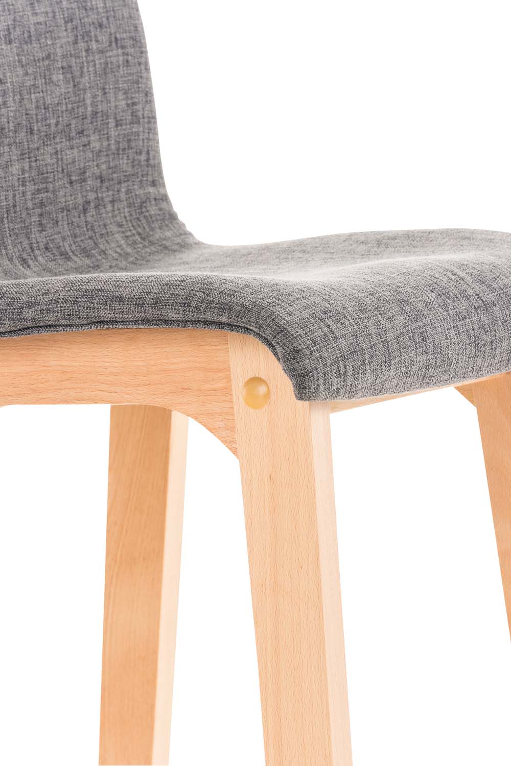 Barhocker Hover Stoff Natura, mit Lehne