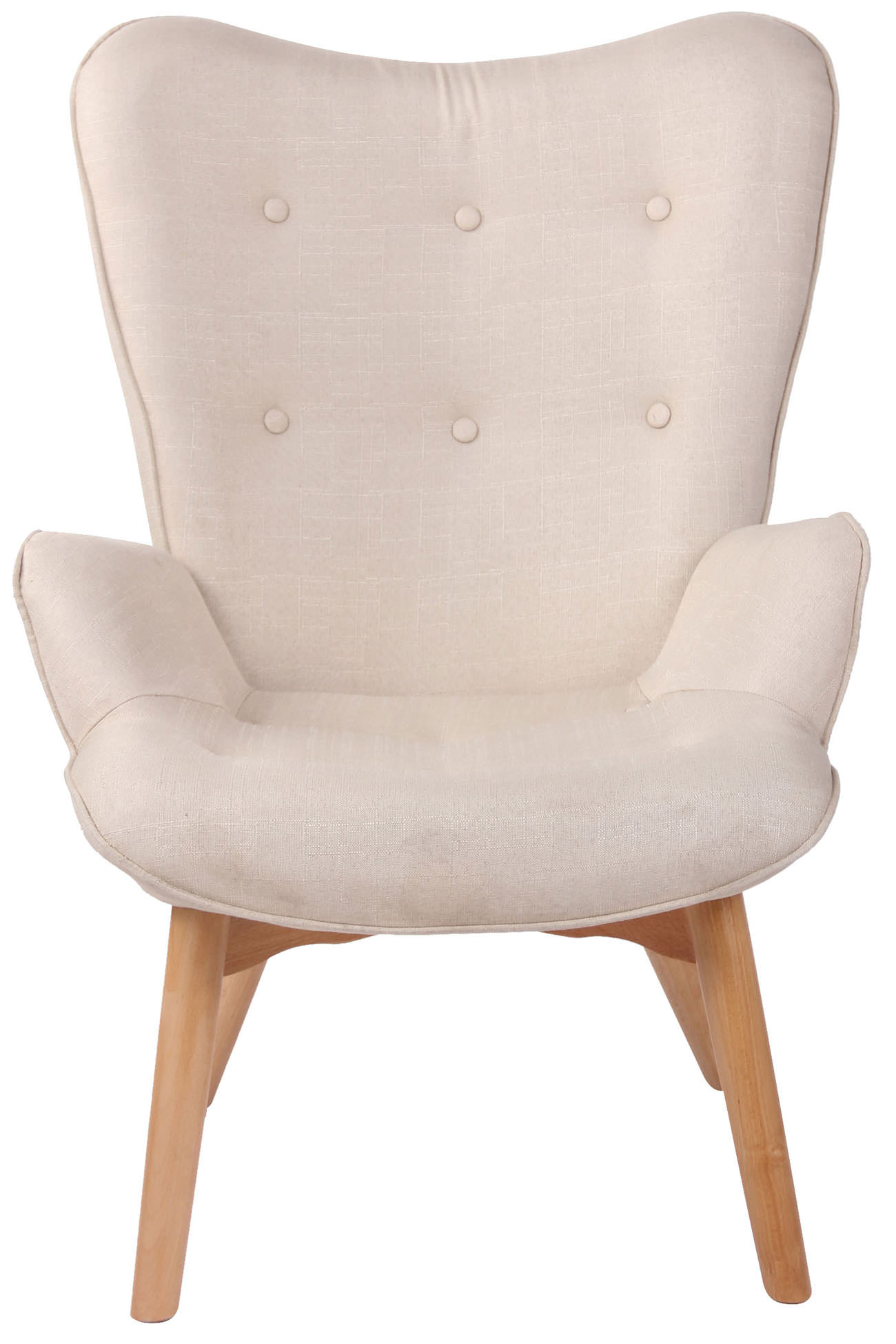 Lounger Durham Stoff creme