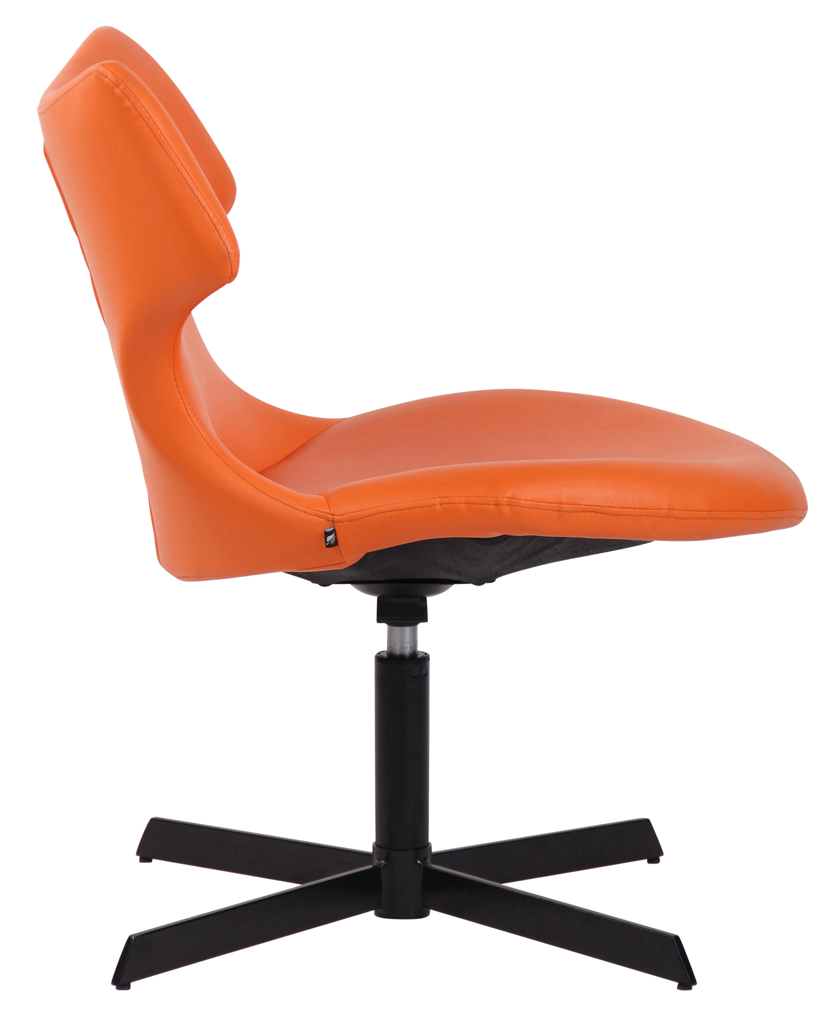 Lounger Welland Kunstleder orange