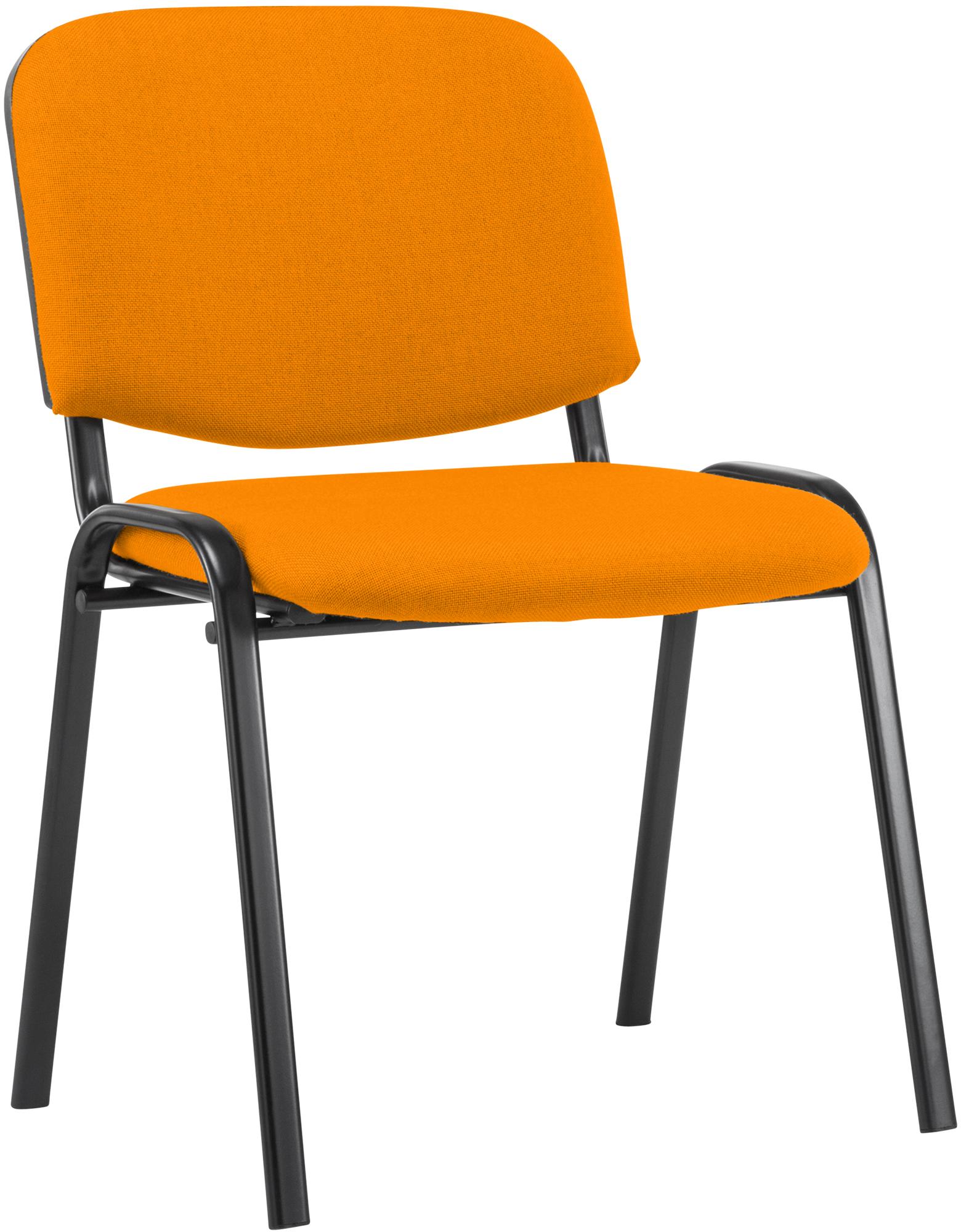 Besucherstuhl Ken Stoff orange