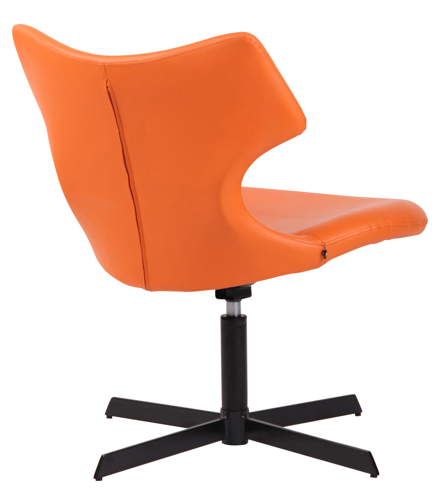 Lounger Welland Kunstleder orange