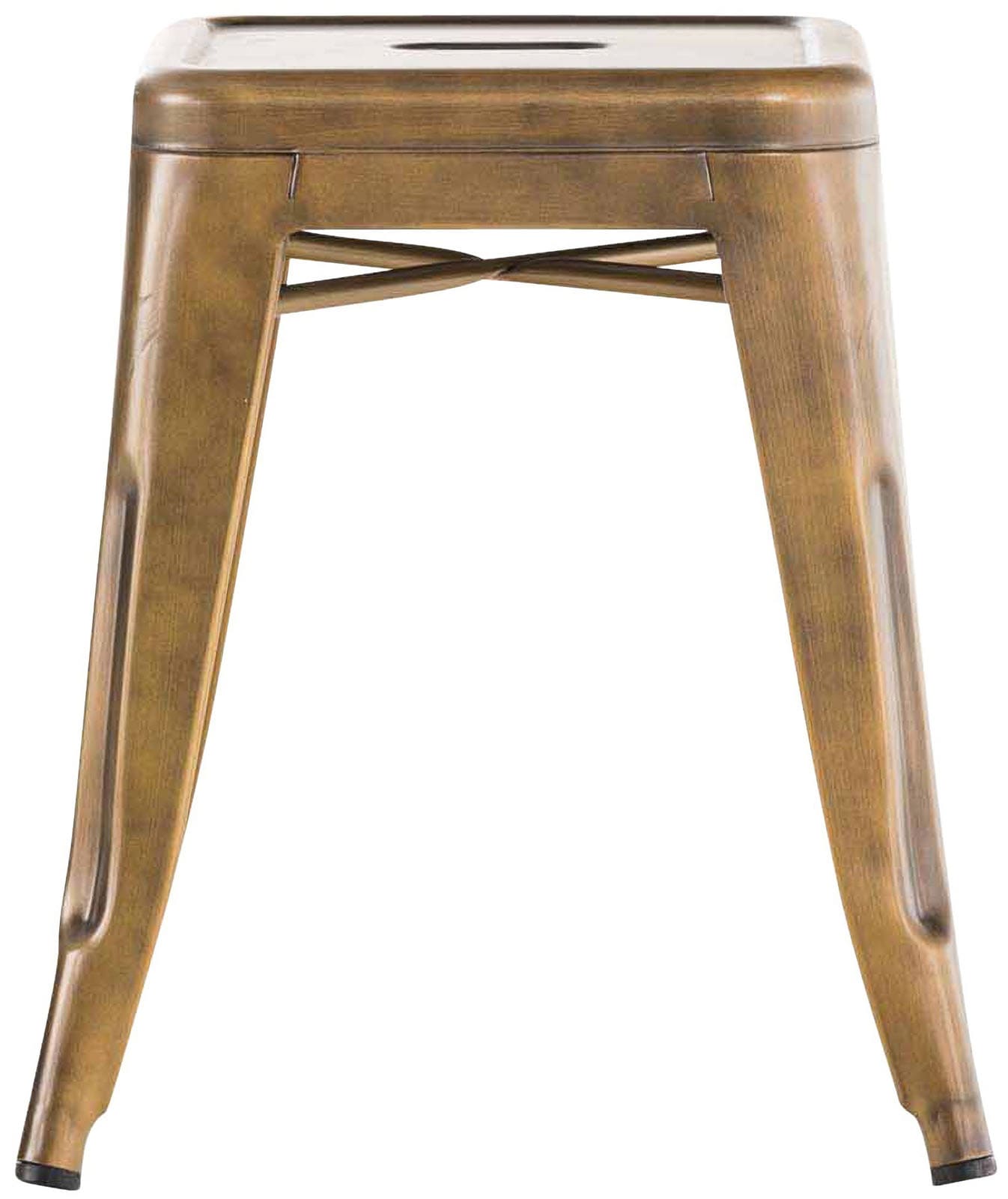 Metall Hocker Armin gold