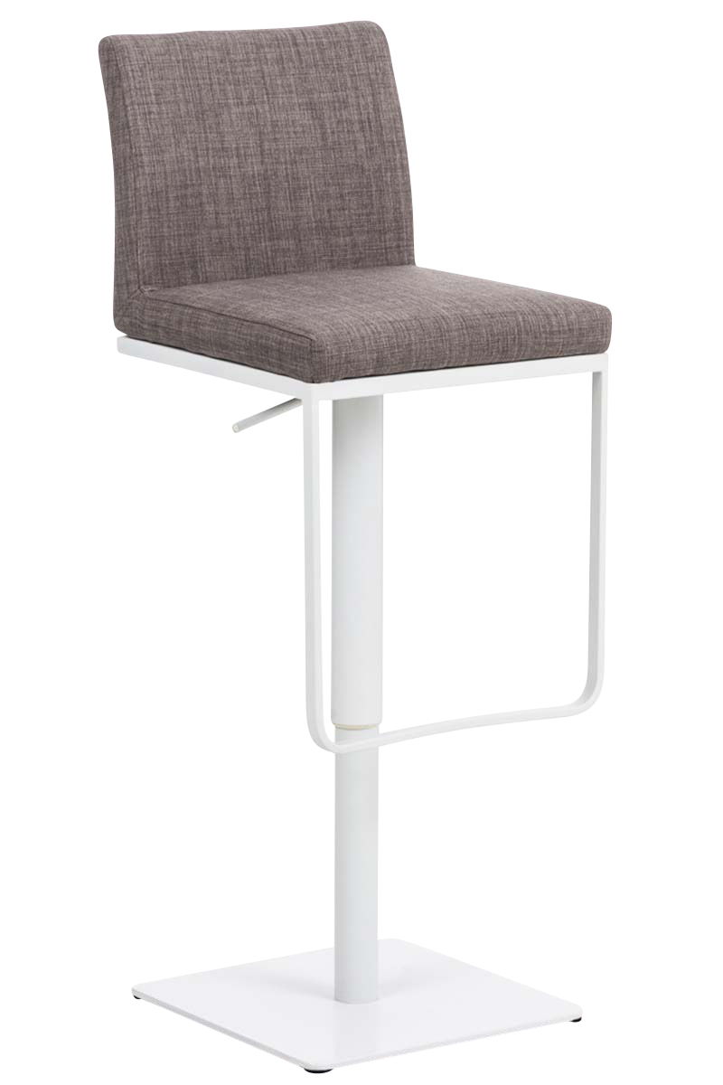 Barhocker Panama Stoff, mit Lehne, drehbar