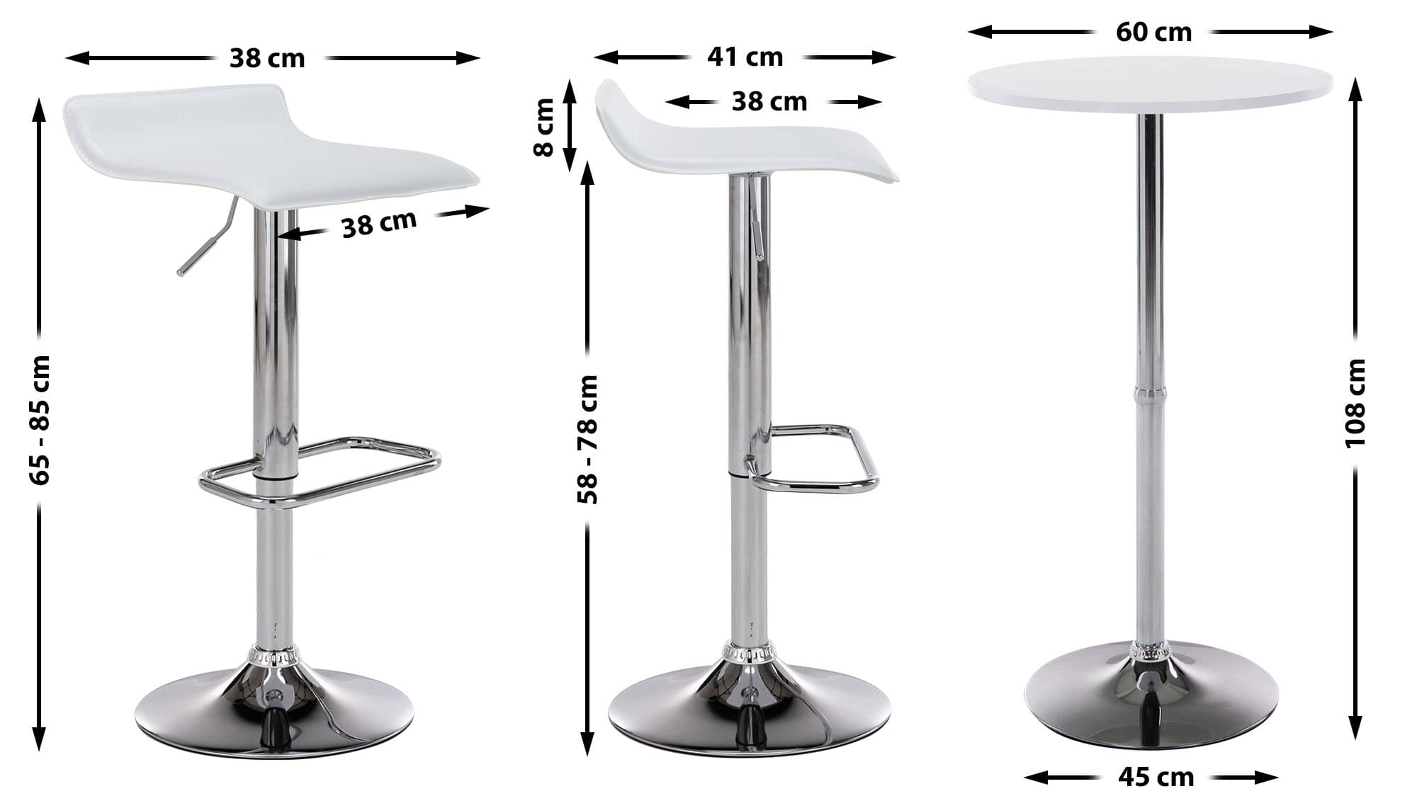 2er Bartisch Set Esberg