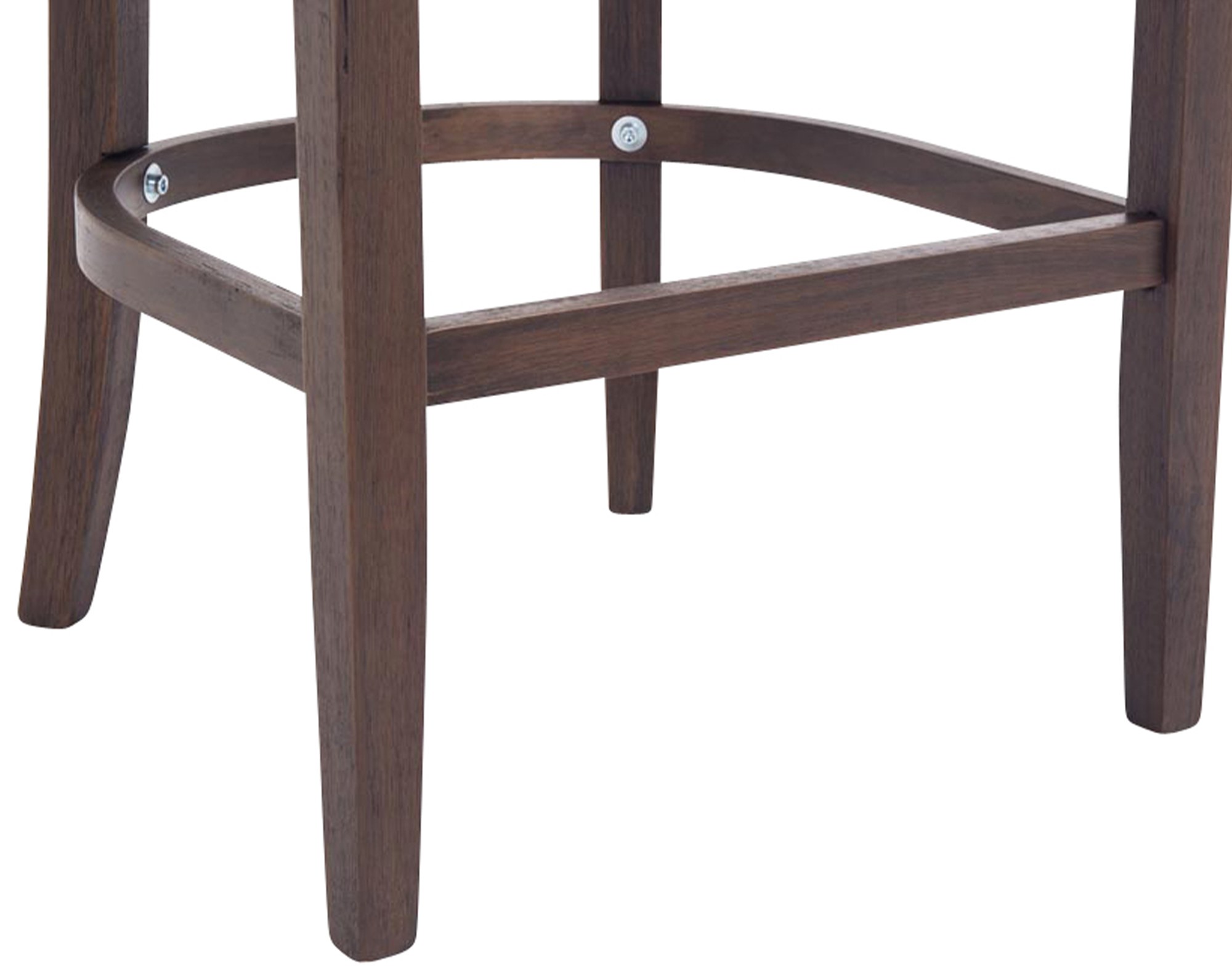 Barhocker Lakewood Stoff, Antik-dunkel, mit Lehne