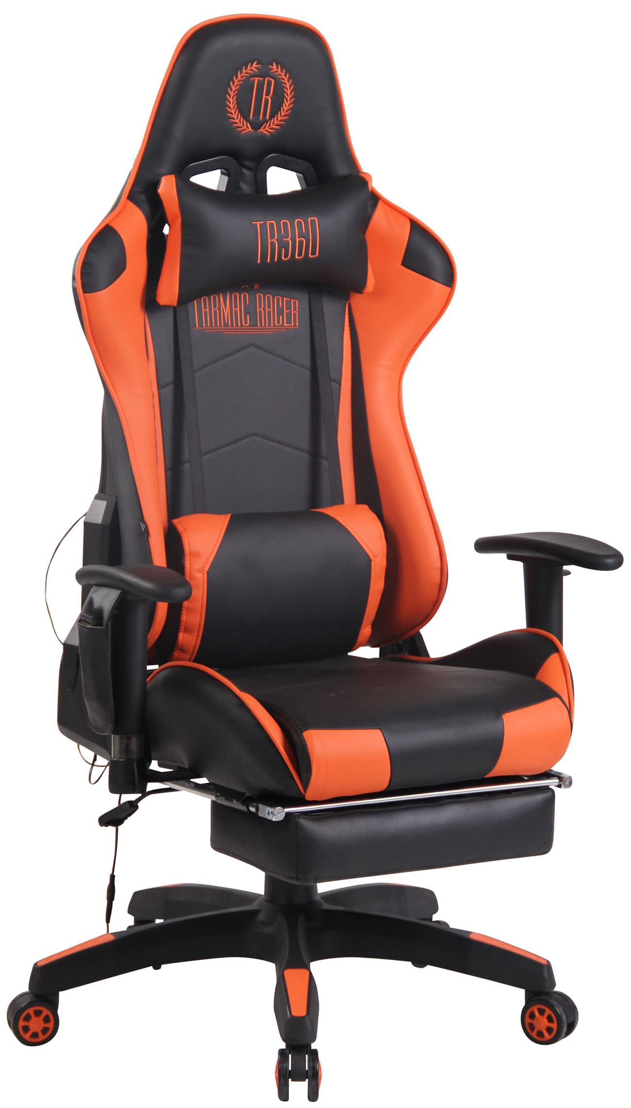 Gaming Bürostuhl Turbo XFM Kunstleder schwarz/orange