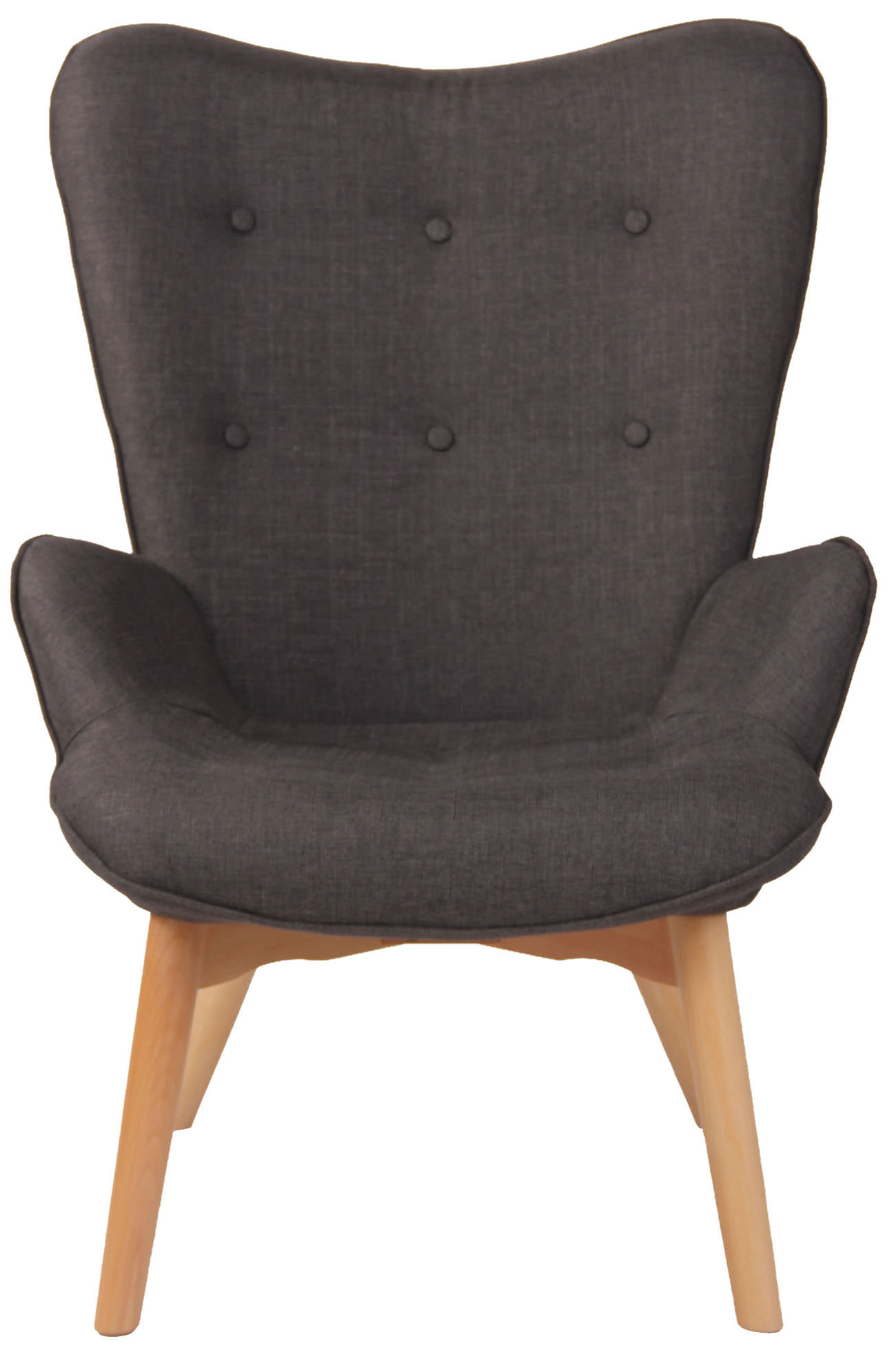 Lounger Durham Stoff dunkelgrau