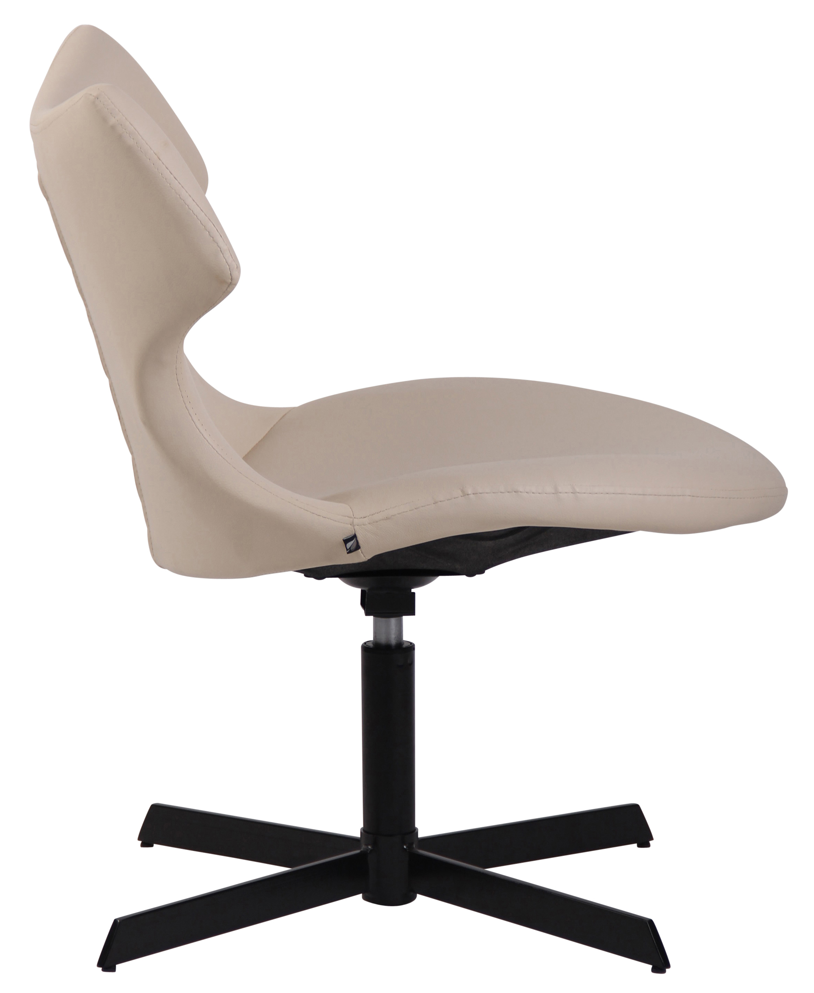 Lounger Welland Kunstleder creme