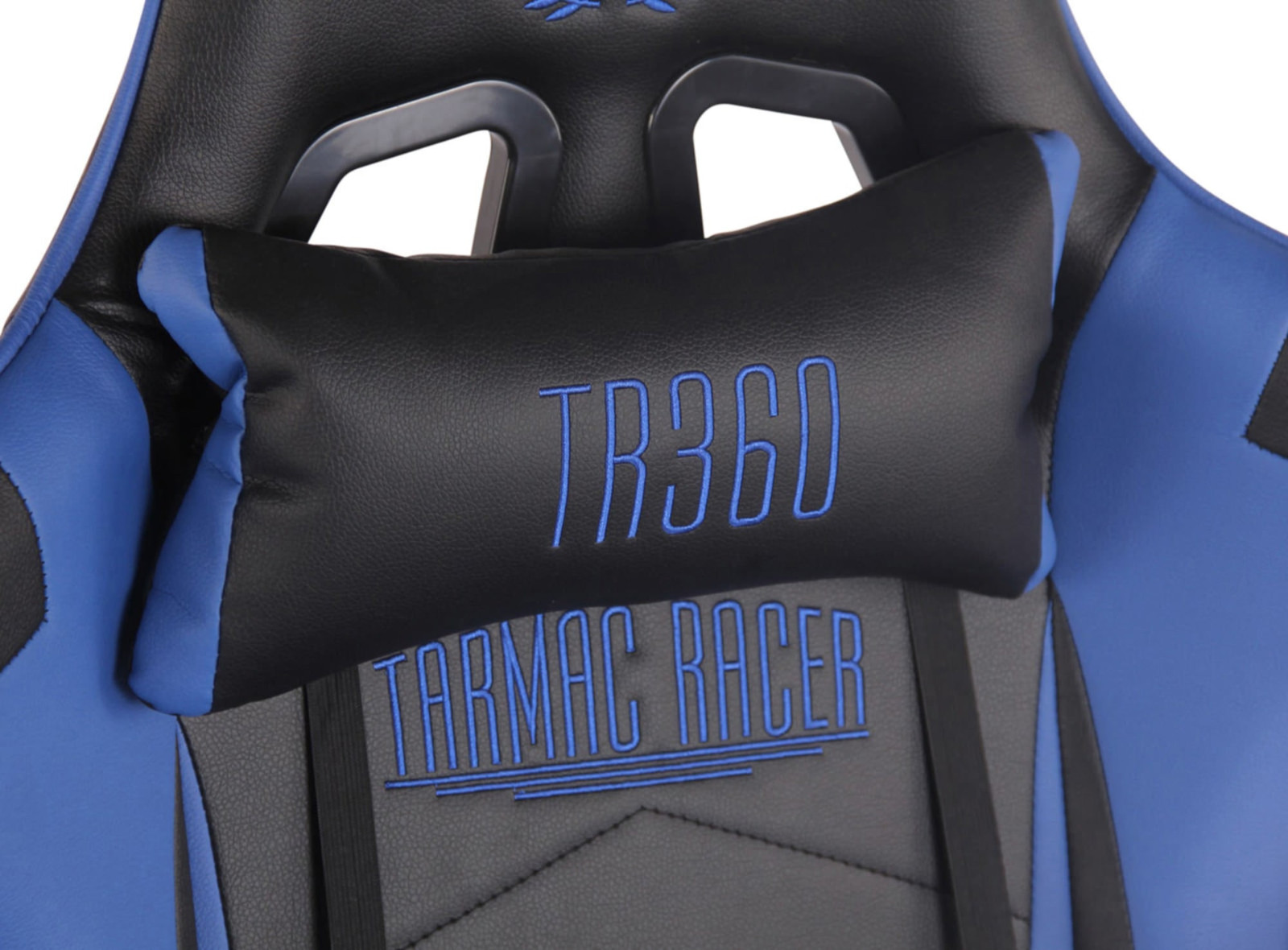 Gaming Bürostuhl Turbo XL mit Fußablage schwarz/blau Kunstleder