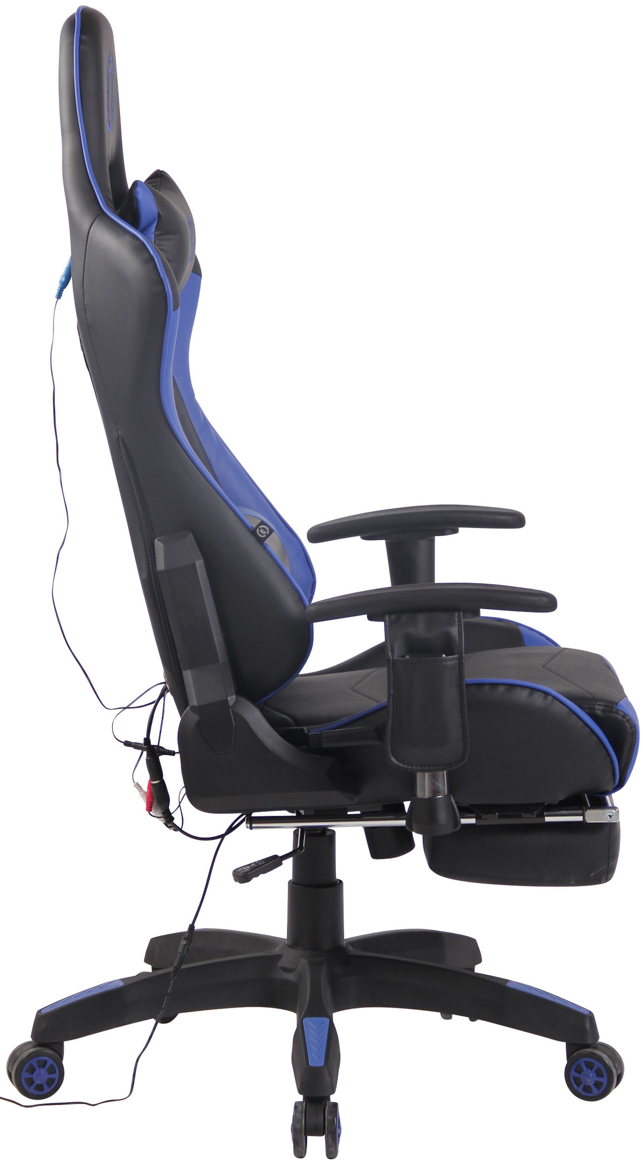 Gaming Bürostuhl Turbo XFM Kunstleder schwarz/blau