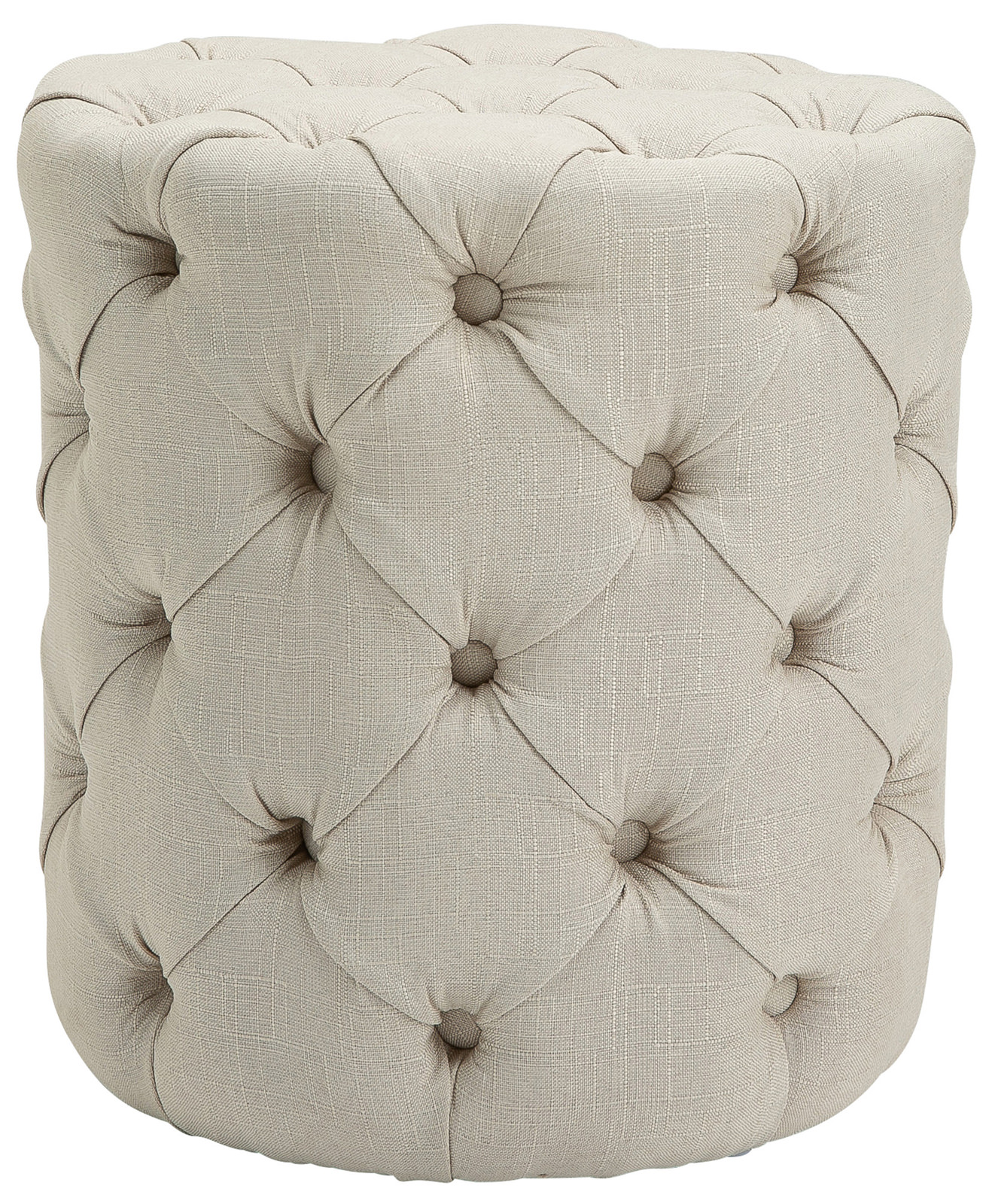 Sitzhocker Drancy Stoff creme M