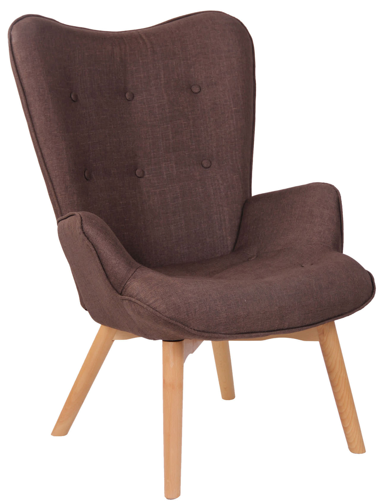 Lounger Durham Stoff braun