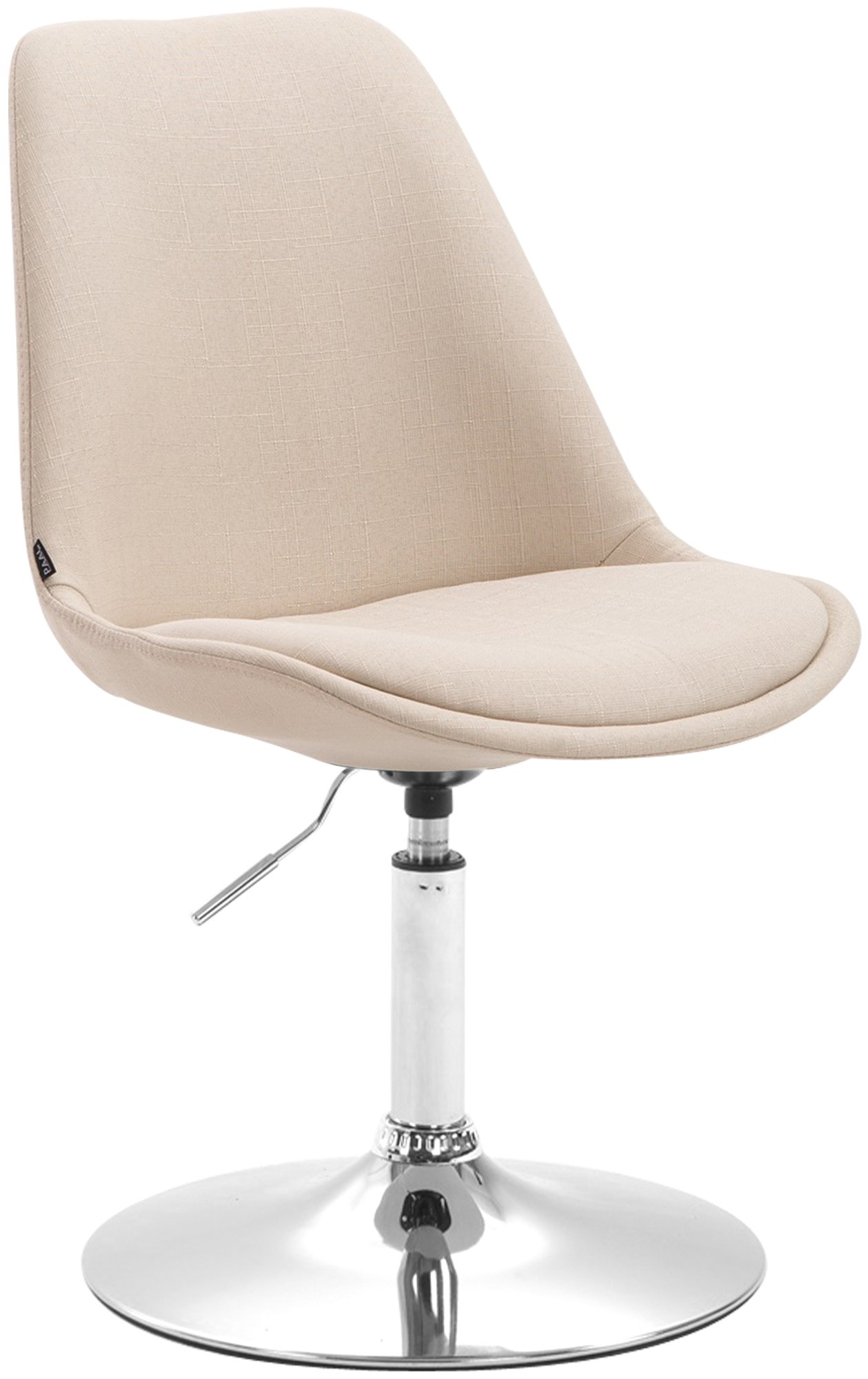 Esszimmerstuhl Maverick Stoff creme chrom